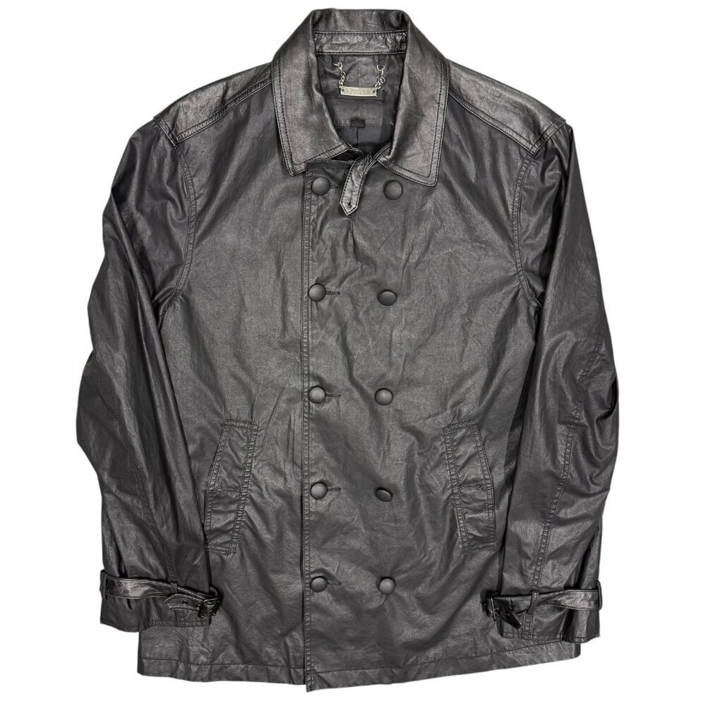 John Varvatos USA Lamb Skin Leather Jacket Black XL